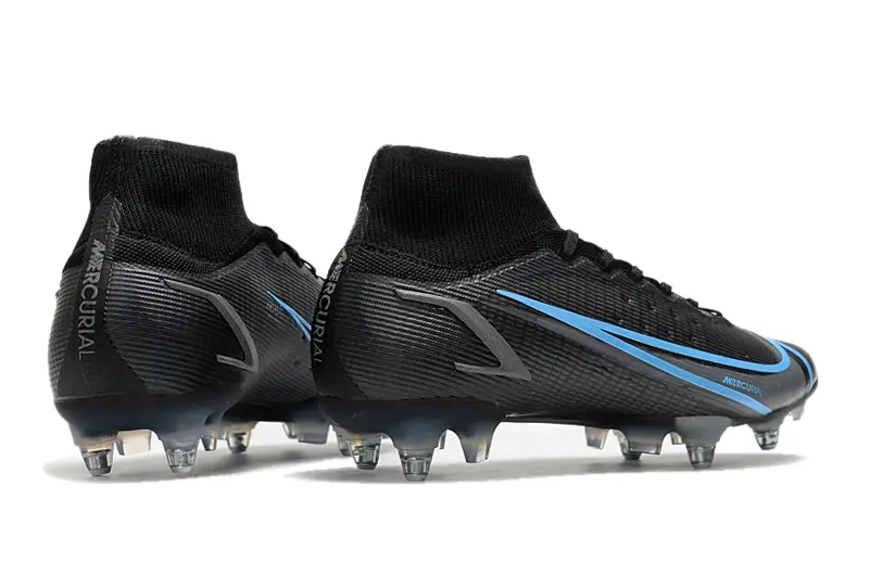 Nike Mercurial Superfly 8 Elite SG - Black/Electric Blue/Nightshade Gray