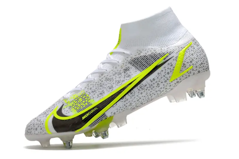 Nike Mercurial Superfly 8 Elite SG - White/Neon Green/Black