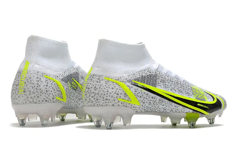 Nike Mercurial Superfly 8 Elite SG - White/Neon Green/Black