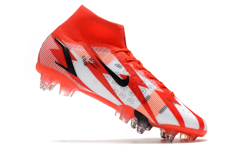 Nike Mercurial Superfly 8 Elite SG - Red/Fiery Red/Striking White