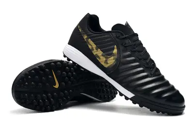 Nike Tiempo Ligera 4 TF - Black/Gold Metallic/White