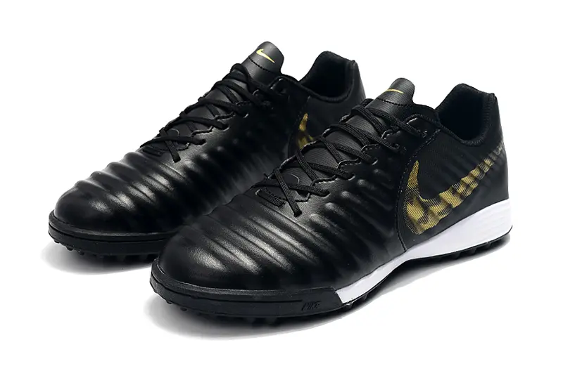 Nike Tiempo Ligera 4 TF - Black/Gold Metallic/White