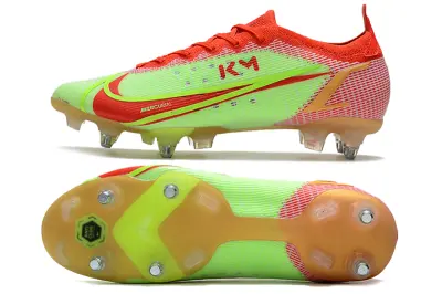 Nike Mercurial Vapor 14 Elite SG - Green/Electric Yellow/Fiery Red