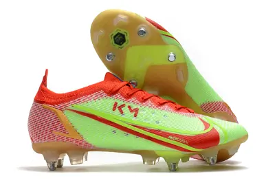 Nike Mercurial Vapor 14 Elite SG - Green/Electric Yellow/Fiery Red