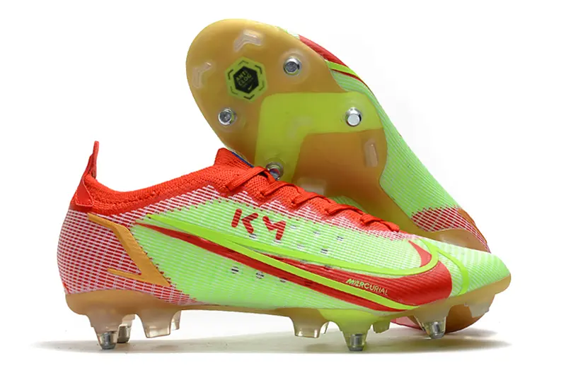 Nike Mercurial Vapor 14 Elite SG - Green/Electric Yellow/Fiery Red