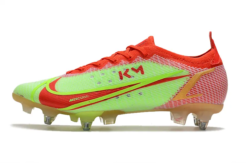 Nike Mercurial Vapor 14 Elite SG - Green/Electric Yellow/Fiery Red