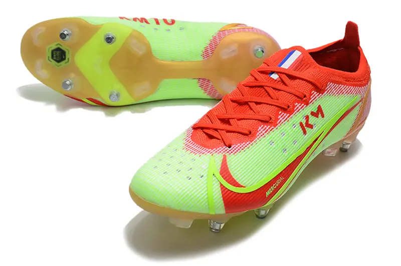 Nike Mercurial Vapor 14 Elite SG - Green/Electric Yellow/Fiery Red