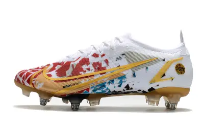 Nike Mercurial Vapor 14 Elite SG - White/Red Fusion/Golden Bright