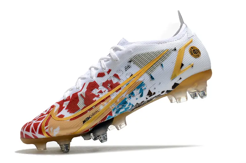 Nike Mercurial Vapor 14 Elite SG - White/Red Fusion/Golden Bright