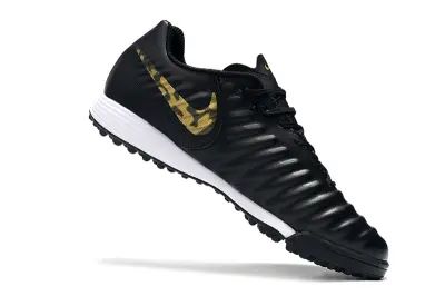 Nike Tiempo Ligera 4 TF - Black/Gold Metallic/White