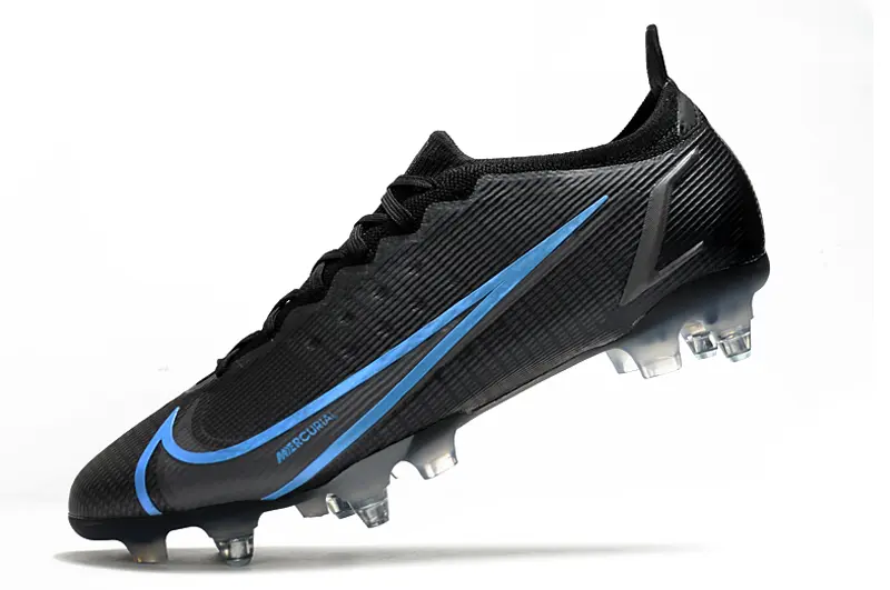 Nike Mercurial Vapor 14 Elite SG - Black/Electric Blue/Deep Charcoal