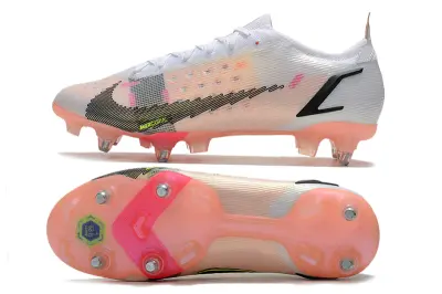 Nike Mercurial Vapor 14 Elite SG - White/Pearl White/Coral Pink