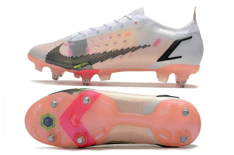 Nike Mercurial Vapor 14 Elite SG - White/Pearl White/Coral Pink
