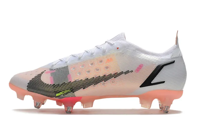 Nike Mercurial Vapor 14 Elite SG - White/Pearl White/Coral Pink