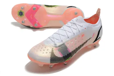 Nike Mercurial Vapor 14 Elite SG - White/Pearl White/Coral Pink