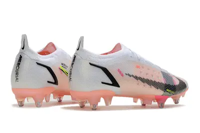 Nike Mercurial Vapor 14 Elite SG - White/Pearl White/Coral Pink