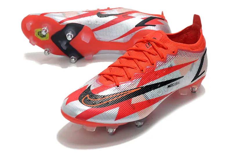 Nike Mercurial Vapor 14 Elite SG - Red/Bright Crimson/Metallic Silver