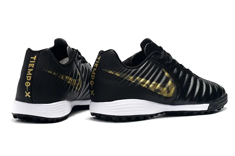 Nike Tiempo Ligera 4 TF - Black/Gold Metallic/White