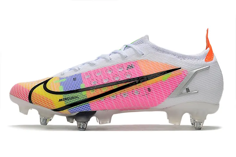 Nike Mercurial Vapor 14 Elite SG - White/Neon Pink/Orange Glow