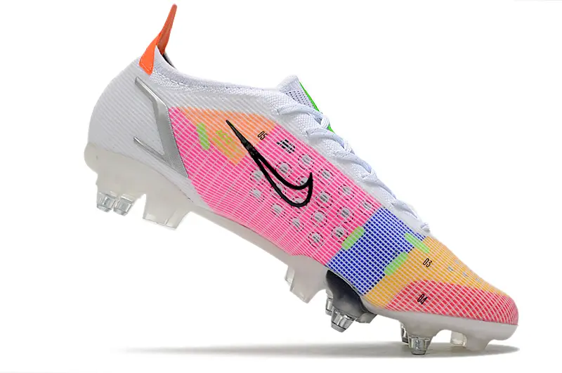 Nike Mercurial Vapor 14 Elite SG - White/Neon Pink/Orange Glow