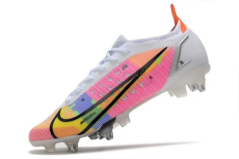 Nike Mercurial Vapor 14 Elite SG - White/Neon Pink/Orange Glow