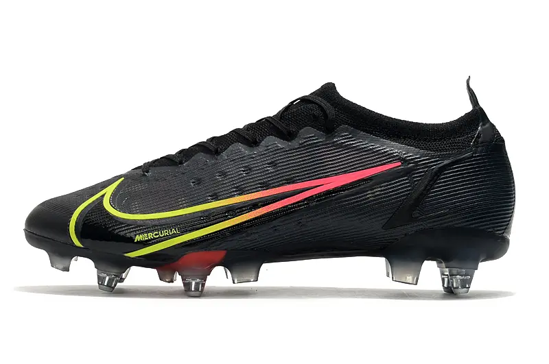 Nike Mercurial Vapor 14 Elite SG - Black/Electric Yellow/Fiery Pink