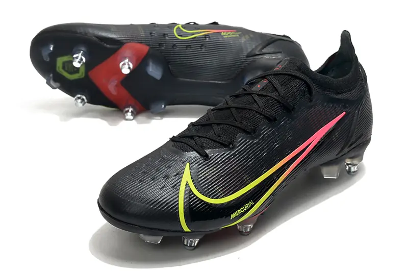 Nike Mercurial Vapor 14 Elite SG - Black/Electric Yellow/Fiery Pink