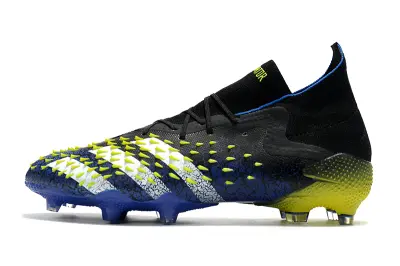 Adidas Predator Freak.1 FG - Black/Electric Blue/Lime Burst