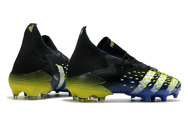 Adidas Predator Freak.1 FG - Black/Electric Blue/Lime Burst