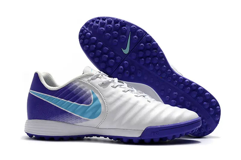 Nike Tiempo Ligera 4 TF - White/Vibrant Blue/Daring Violet