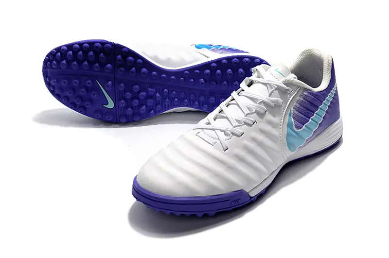 Nike Tiempo Ligera 4 TF - White/Vibrant Blue/Daring Violet
