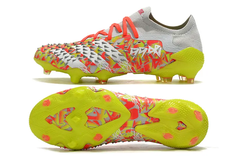Adidas Predator Freak.1 FG - White/Electrifying Neon/Fiery Coral