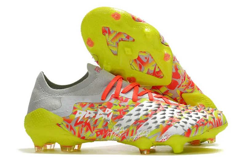 Adidas Predator Freak.1 FG - White/Electrifying Neon/Fiery Coral