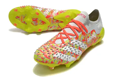 Adidas Predator Freak.1 FG - White/Electrifying Neon/Fiery Coral
