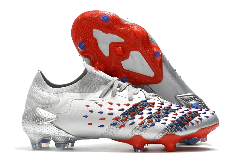 Adidas Predator Freak.1 FG - Silver/Electric Red/Blue Steel