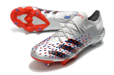 Adidas Predator Freak.1 FG - Silver/Electric Red/Blue Steel