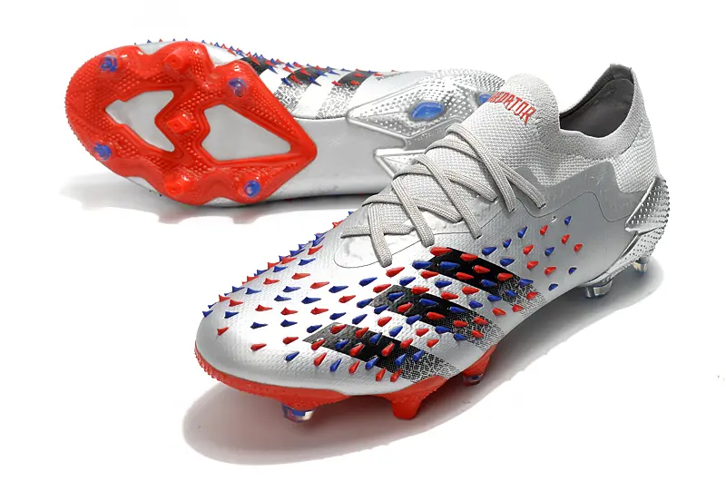 Adidas Predator Freak.1 FG - Silver/Electric Red/Blue Steel