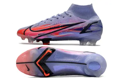 Mbappé x Nike Mercurial Superfly 8 Elite FG - Purple/Electric Orange/Sleek Blue