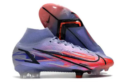 Mbappé x Nike Mercurial Superfly 8 Elite FG - Purple/Electric Orange/Sleek Blue