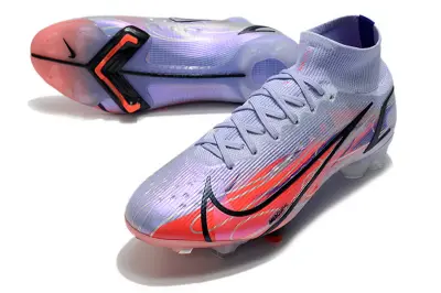 Mbappé x Nike Mercurial Superfly 8 Elite FG - Purple/Electric Orange/Sleek Blue