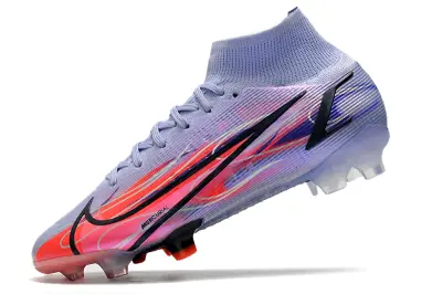 Mbappé x Nike Mercurial Superfly 8 Elite FG - Purple/Electric Orange/Sleek Blue