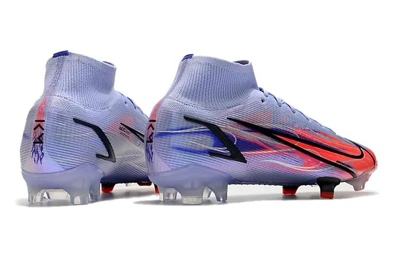 Mbappé x Nike Mercurial Superfly 8 Elite FG - Purple/Electric Orange/Sleek Blue
