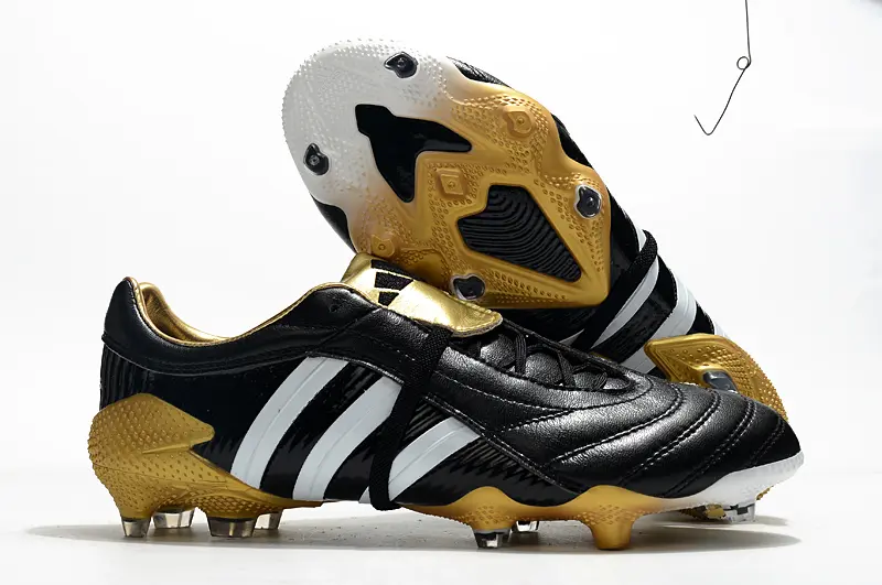 Adidas Predator Pulse Ucl FG - Black/Metallic Gold/Sleek White