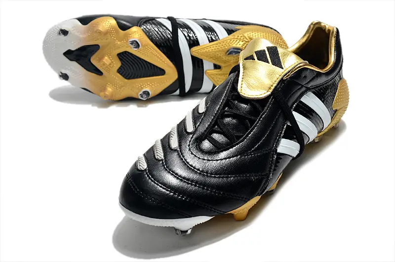 Adidas Predator Pulse Ucl FG - Black/Metallic Gold/Sleek White