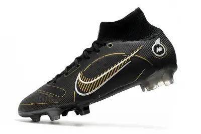 Nike Mercurial Superfly 8 Elite FG - Black/Metallic Gold/Steel Grey