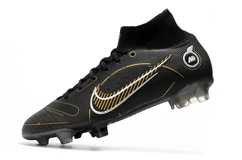 Nike Mercurial Superfly 8 Elite FG - Black/Metallic Gold/Steel Grey