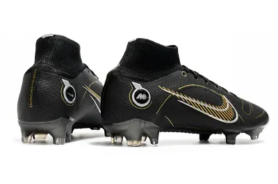 Nike Mercurial Superfly 8 Elite FG - Black/Metallic Gold/Steel Grey