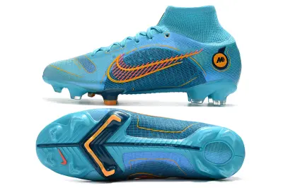 Nike Mercurial Superfly 8 Elite FG - Aqua/Electric Blue/Fiery Orange