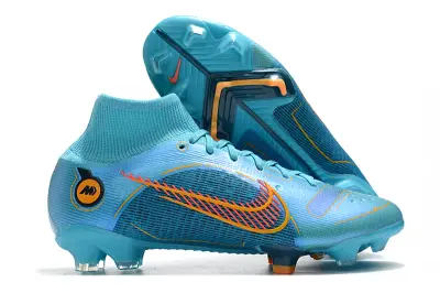 Nike Mercurial Superfly 8 Elite FG - Aqua/Electric Blue/Fiery Orange