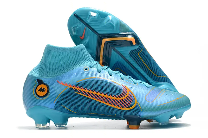 Nike Mercurial Superfly 8 Elite FG - Aqua/Electric Blue/Fiery Orange